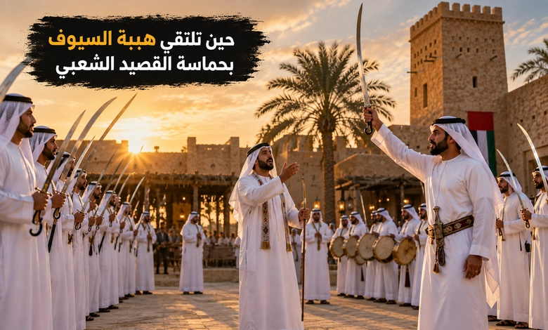 رقصة الرزفة مشهد خليجي يجمع هيبة السيوف وحماسة القصيد 