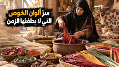صباغة وتلوين الخوص أسرار الألوان الطبيعية وثباتها عبر الزمان صباغة وتلوين الخوص أسرار الألوان الطبيعية وثباتها عبر الزمان