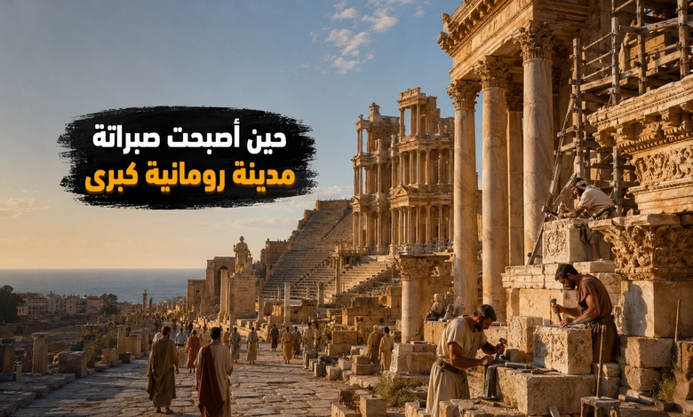 صبراتة الرومانية وتحول المدينة في العهد الإمبراطوري 