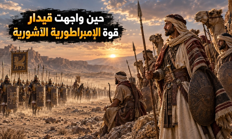 صراع مملكة قيدار مع الإمبراطورية الآشورية
