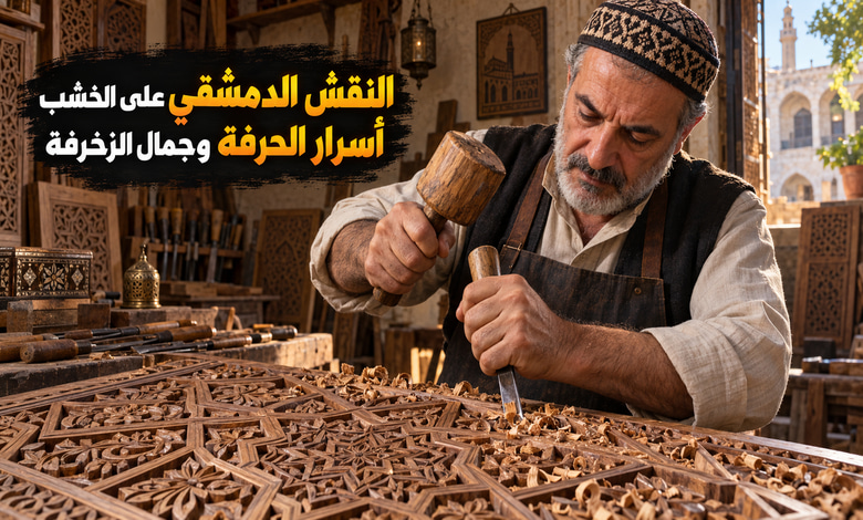 فن النقش الدمشقي على الخشب أسرار الحرفة وروائع الزخرفة فن النقش الدمشقي على الخشب أسرار الحرفة وروائع الزخرفة