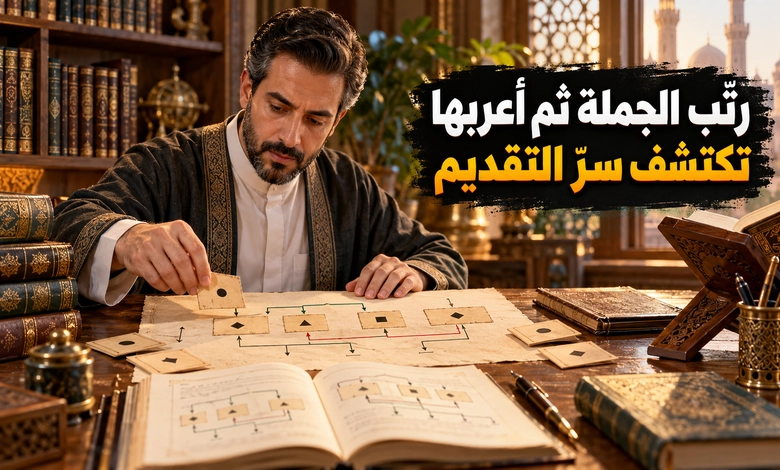 التقديم والتأخير في اللغة العربية أسرار الترتيب وروعة التعبير فهم التقديم والتأخير وتطبيق قواعده من خلال الإعراب والتدريب