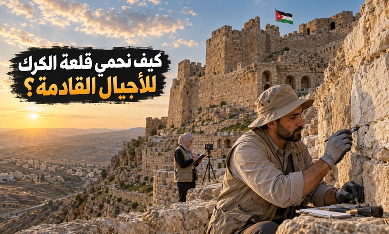 قلعة الكرك حصن صليبي يحكي فصولًا من تاريخ الأردن قلعة الكرك بين الماضي والحاضر ومستقبل الحفاظ عليها
