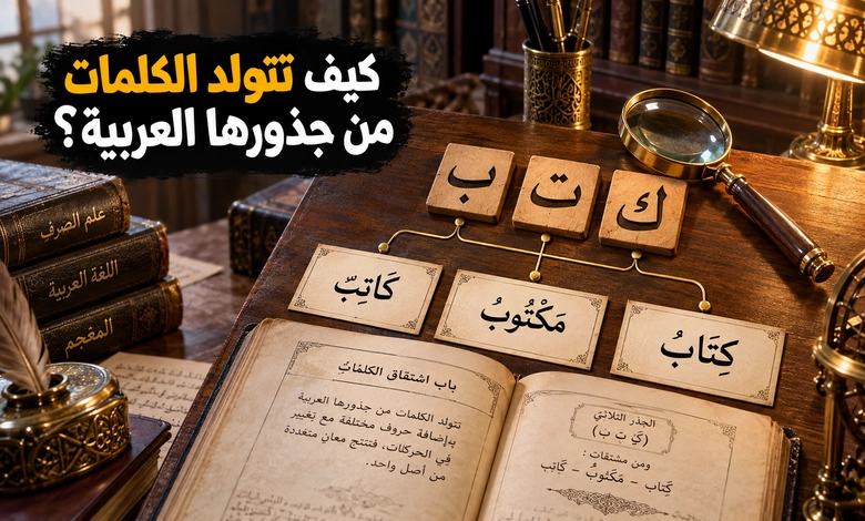 الفرق بين علم الصرف وعلم النحو بين بنية الكلمة وإعراب الجملة قواعد التصريف والاشتقاق في علم الصرف مع الأمثلة