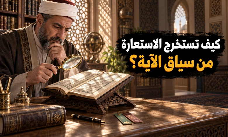 كيفية استخراج الاستعارة المكنية من الآيات القرآنية 