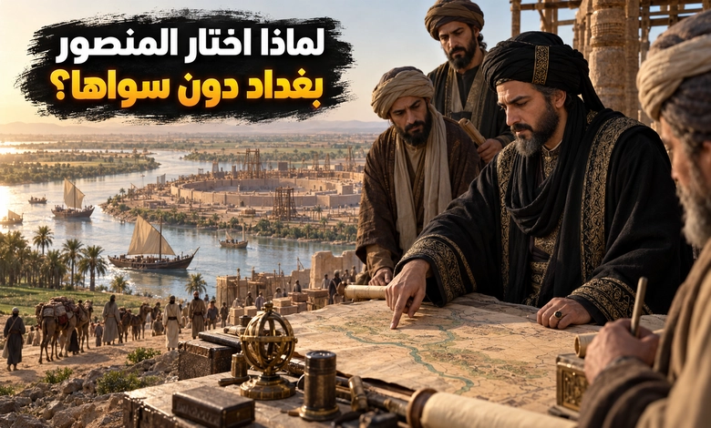 أبو جعفر المنصور وبناء بغداد دهاء قائد صنع مدينة الأمجاد لماذا اختار أبو جعفر المنصور بغداد عاصمة للخلافة؟