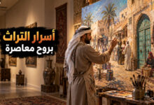لوحات الفن الشعبي التشكيلية أسرار التراث العربي بروح الفن المعاصر