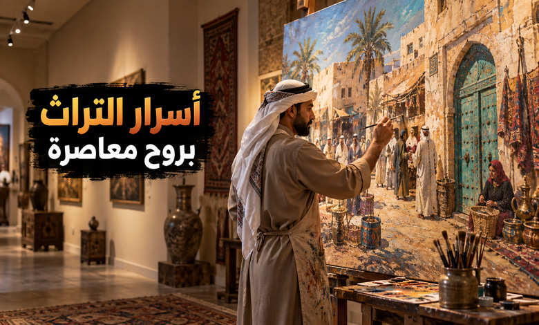 لوحات الفن الشعبي التشكيلية أسرار التراث العربي بروح الفن المعاصر لوحات الفن الشعبي التشكيلية أسرار التراث العربي بروح الفن المعاصر