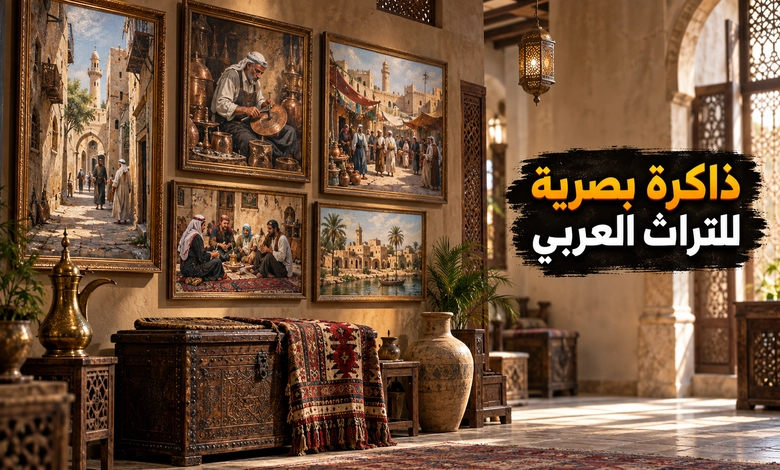 لوحات الفن الشعبي التشكيلية أسرار التراث العربي بروح الفن المعاصر لوحات الفن الشعبي التشكيلية بوصفها ذاكرة بصرية للتراث العربي