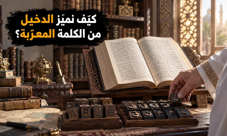 مدخل إلى الكلمة الدخيلة والكلمة المعربة في اللغة العربية
