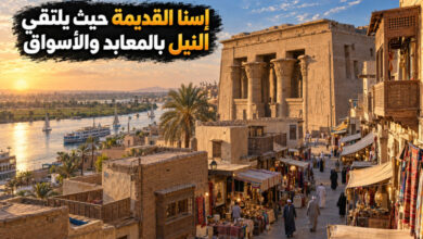 مدينة إسنا القديمة حكاية مدينة نيلية جمعت الأسواق والمعابد والتراث بصعيد مصر مدينة إسنا القديمة حكاية مدينة نيلية جمعت الأسواق والمعابد والتراث بصعيد مصر