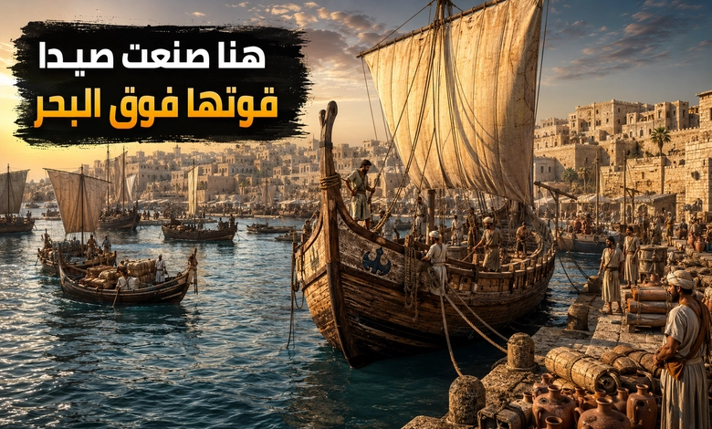 صيدا القديمة مدينة الفينيقيين وأسرارها البحرية مرفأ صيدا القديم قلب القوة البحرية الفينيقية