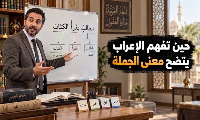 قواعد إعراب الجمل بين محل يضبط المبنى وفهم يكشف المعنى مفهوم إعراب الجمل وأثره في فهم اللغة العربية