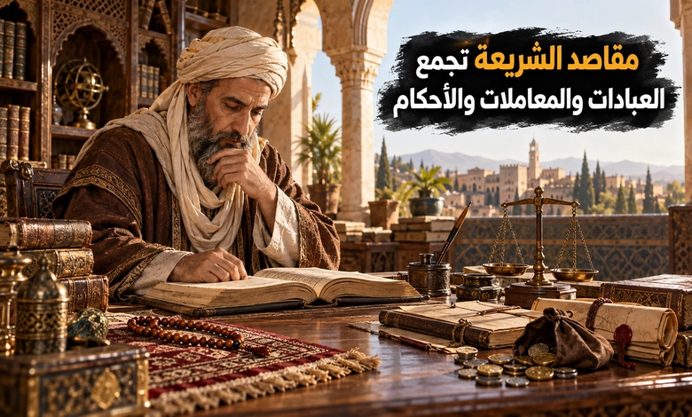كتاب الموافقات للشاطبي شرح مبسط لمقاصد الشريعة وأسرارها مقاصد الشريعة في العبادات والمعاملات والأحكام