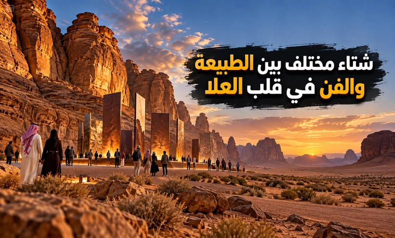 مهرجان طنطورة في العلا شتاء يجمع سحر الصخر وروعة الفن مهرجان طنطورة في العلا وتجربة شتوية بين الطبيعة والفن
