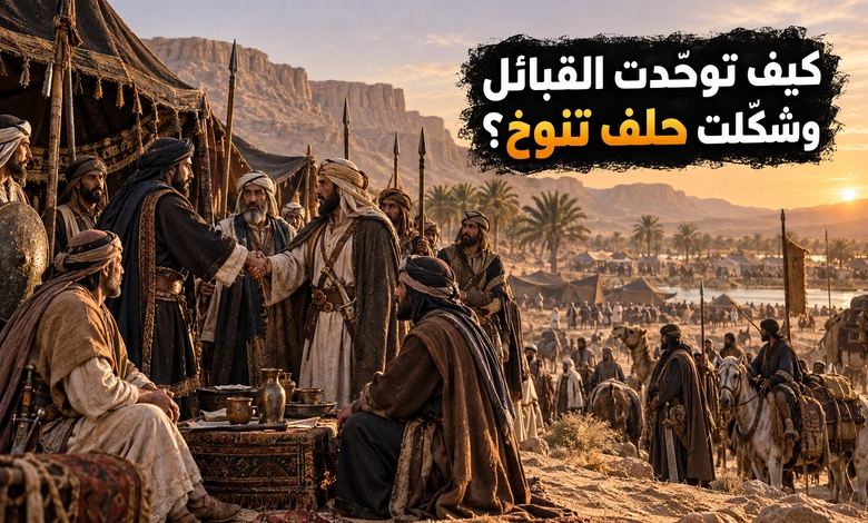 نشأة مملكة تنوخ وتكوين الحلف القبلي العربي 