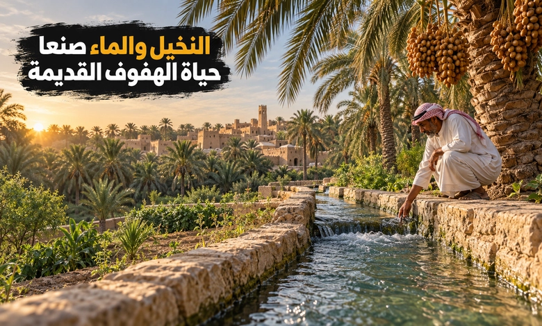 مدينة الهفوف القديمة واحة تاريخية تخبئ أسرار الأحساء بين النخيل والأسواق واحة الأحساء والنخيل وعيون المياه في تشكيل حياة الهفوف القديمة