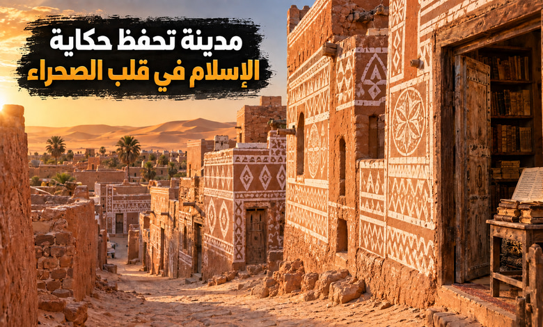 ولاتة الموريتانية المدينة الملونة التي تحكي قصة الإسلام في الصحراء ولاتة الموريتانية المدينة الملونة التي تحكي قصة الإسلام في الصحراء