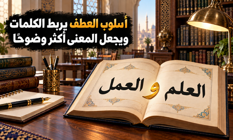 أسلوب العطف في اللغة العربية حروف تربط الكلام وتوضح المعنى أسلوب العطف في اللغة العربية حروف تربط الكلام وتوضح المعنى
