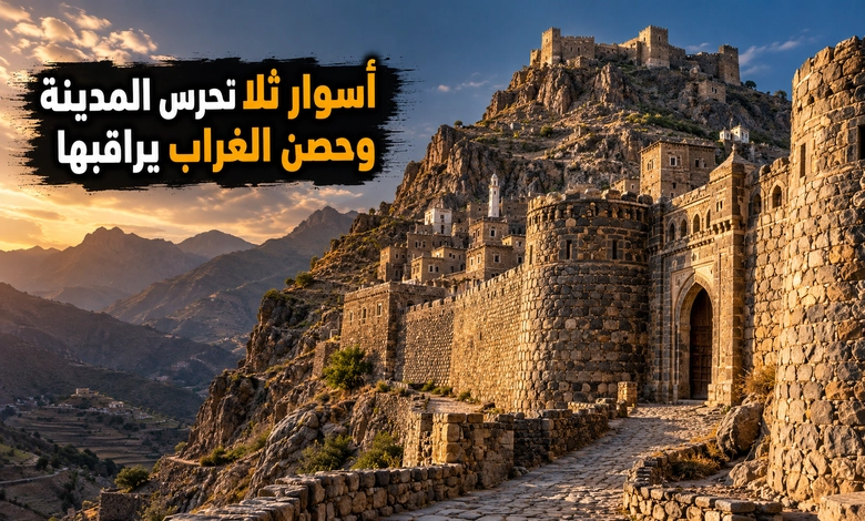 أسوار ثلا وحصن الغراب في منظومة الدفاع 