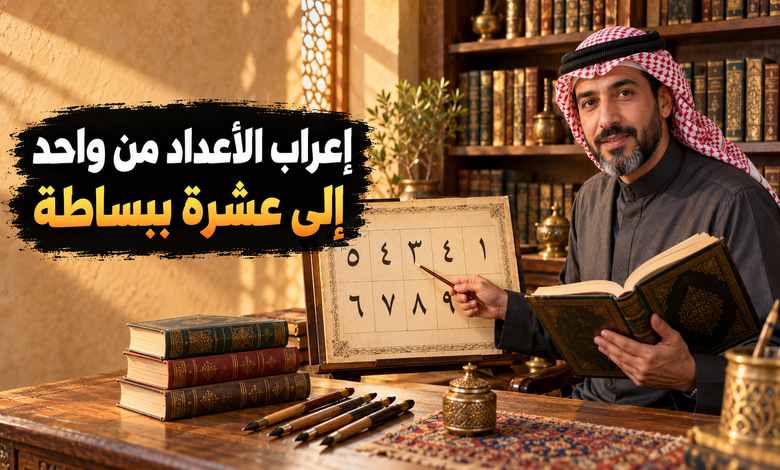 إعراب العدد من واحد إلى عشرة قواعد واضحة وأمثلة شارحة إعراب العدد من واحد إلى عشرة قواعد واضحة وأمثلة شارحة