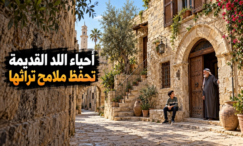البلدة القديمة في اللد وأحياؤها التاريخية وملامح عمارتها التراثية 