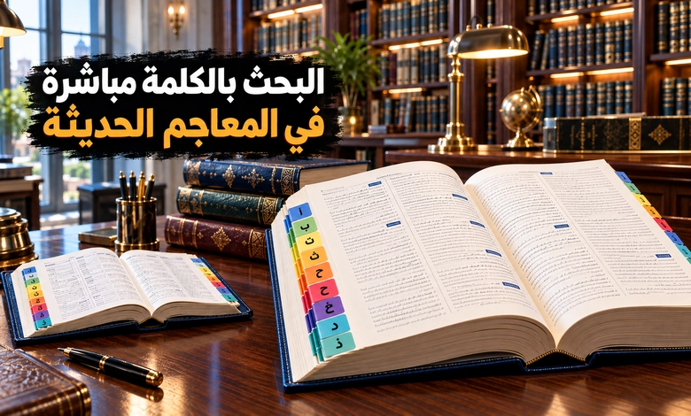 مناهج ترتيب المعاجم العربية من مخارج الحروف إلى ترتيب القوافي الترتيب الهجائي بحسب أوائل الكلمات في المعاجم العربية الحديثة
