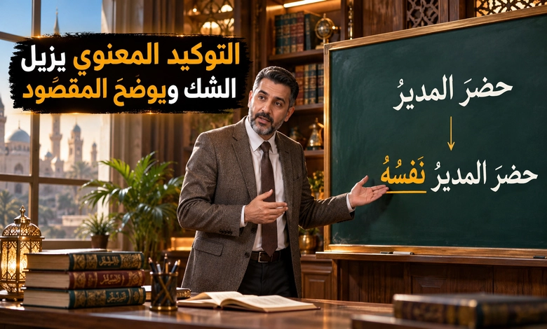 ألفاظ التوكيد المعنوي وإعرابها كيف تميز ألفاظها وتضبط إعرابها؟ التوكيد المعنوي ودوره في توضيح المقصود