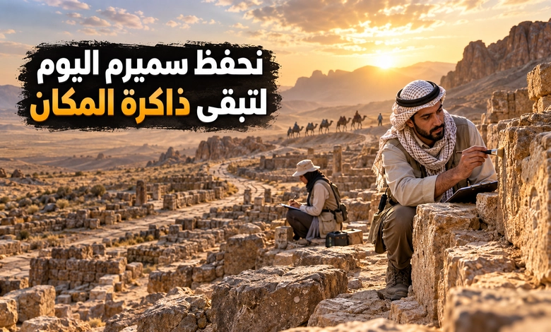 موقع سميرم الأثري على طريق التجارة القديم ملتقى القوافل وذاكرة المكان الحفاظ على موقع سميرم الأثري وإبراز قيمته الثقافية