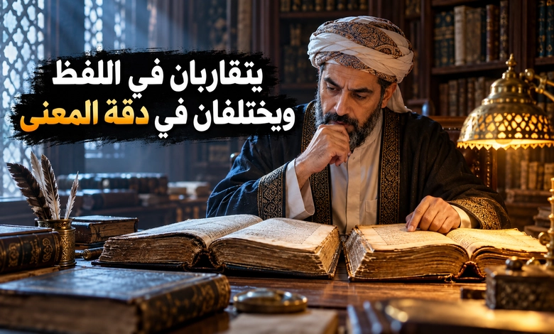 الخوف والخشية بين تقارب اللفظ ودقة الدلالة في العربية 