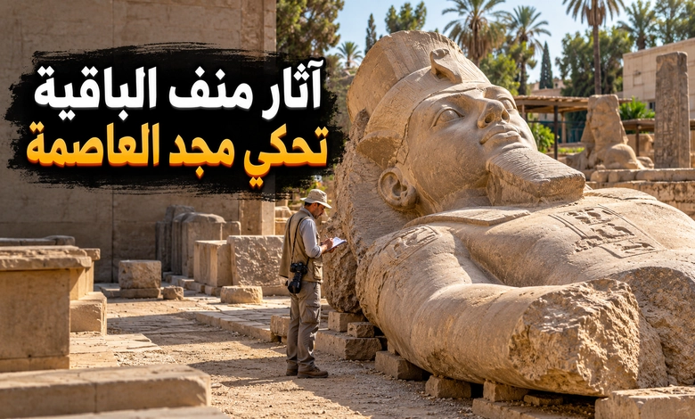 مدينة منف القديمة حكاية العاصمة التي شهدت ميلاد الدولة المصرية الشواهد الأثرية الباقية من عمران منف