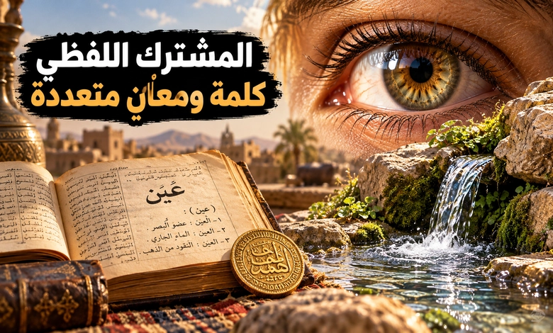 أبرز الظواهر اللغوية في اللغة العربية بين ثراء اللسان وجمال البيان المشترك اللفظي حين تتعدد المعاني وتتحد الكلمة