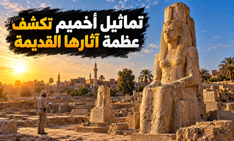 مدينة أخميم القديمة روائع النسيج وبدائع الآثار المعابد والتماثيل في المشهد الأثري بأخميم