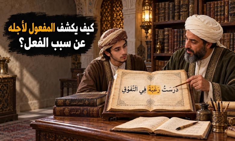 المفعول لأجله وأسرار التعليل في العربية بين دقة المعنى وضبط المبنى المفعول لأجله في النحو العربي ودوره في بيان العلة ودقة المعنى