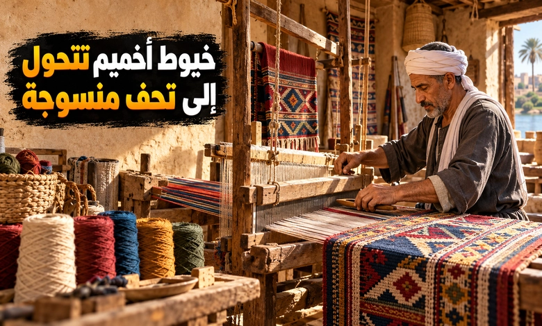 مدينة أخميم القديمة روائع النسيج وبدائع الآثار النسيج اليدوي في أخميم من الخيط إلى المنتج