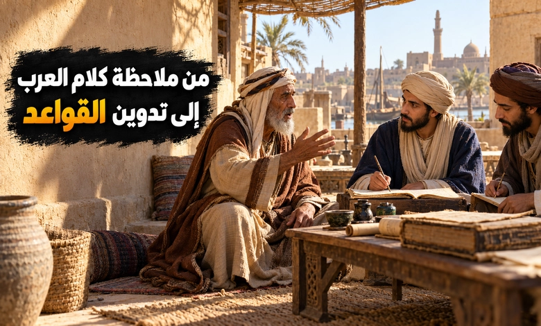التقعيد اللغوي عند العرب من جمع الشواهد إلى ضبط القواعد بدايات التقعيد اللغوي من الملاحظة إلى التدوين