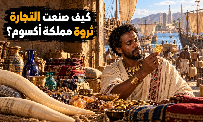 مملكة أكسوم من صعودها في القرن الإفريقي إلى صراعها مع حمير واليمن تجارة مملكة أكسوم وشبكات الثروة عبر البحار