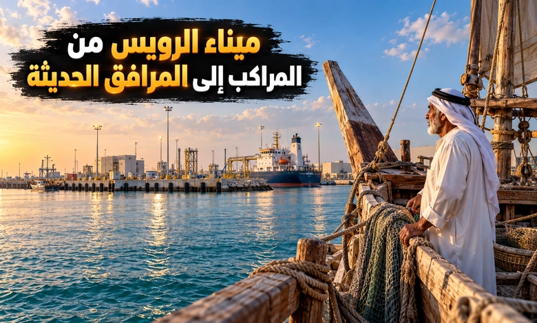 تحولات ميناء الرويس من المراكب الصغيرة إلى المرافق الحديثة
