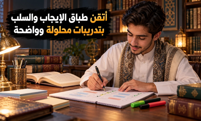 طباق الإيجاب وطباق السلب فروق واضحة وأمثلة شارحة تدريبات محلولة لإتقان طباق الإيجاب وطباق السلب
