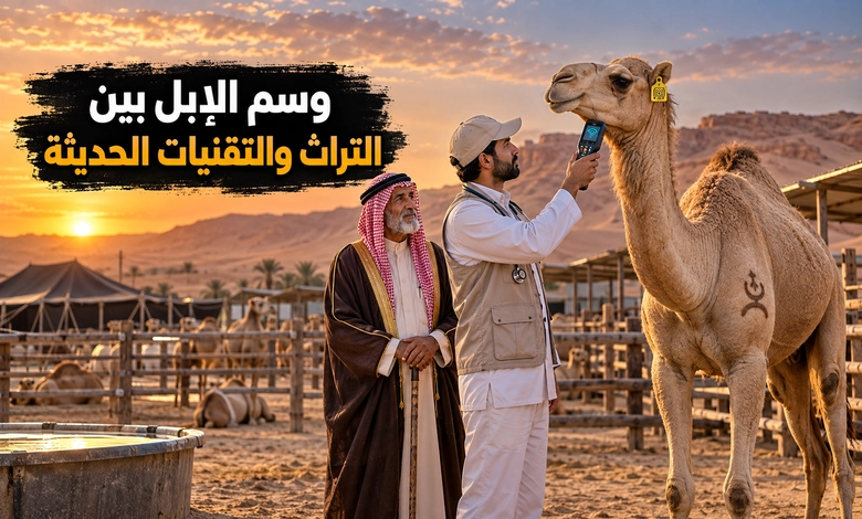 وسم الإبل عند القبائل رموز تصون الملكية وشعارات تروي الهوية تطور وسم الإبل بين التقنيات الحديثة والحفاظ على التراث