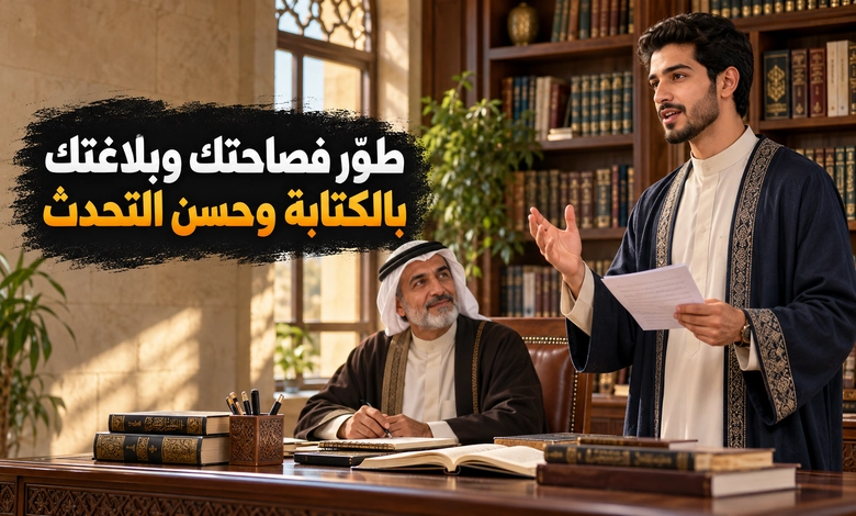تنمية الفصاحة والبلاغة في الكتابة والتحدث 