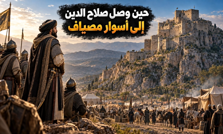 حصار مصياف وصلاح الدين في صفحات التاريخ الوسيط 