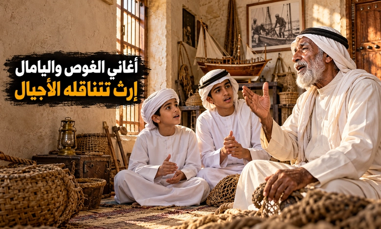 أغاني الغوص واليامال في الخليج مقامات تحفظ أنغام البحر وذاكرة البحارة حفظ أغاني الغوص واليامال ونقلها إلى الأجيال