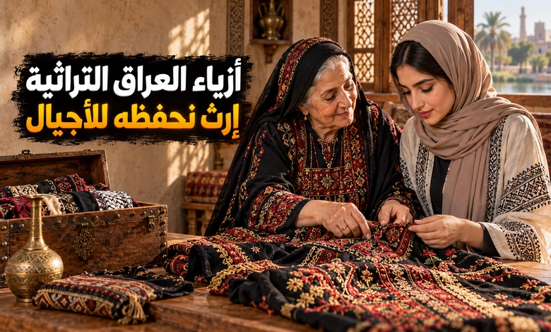 الأزياء التراثية العراقية بين تنوع الألوان وذاكرة المكان حفظ الأزياء التراثية العراقية ونقلها إلى المستقبل