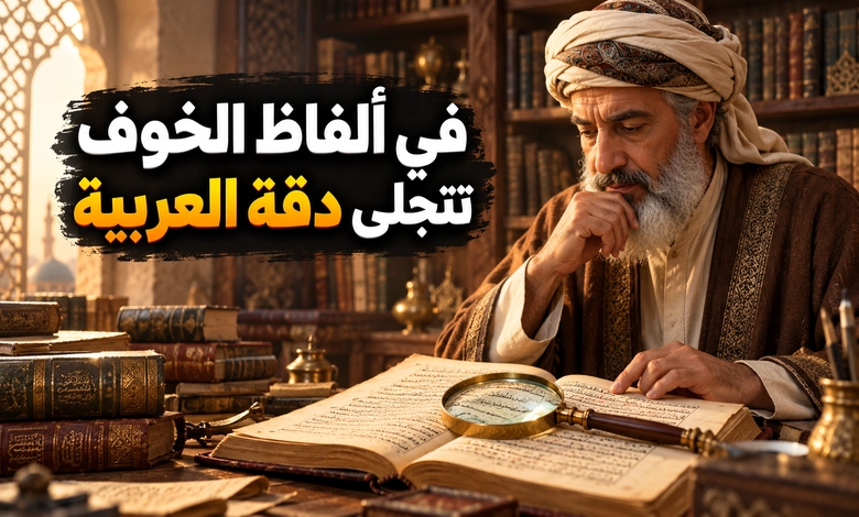 دقة المعنى في ألفاظ الخوف وجماليات اللغة العربية 