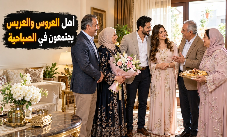 عادات زيارة العروسين في يوم الصباحية بين فرحة اللقاء ودفء الأهل دور أهل العروس وأهل العريس في يوم الصباحية والعادات المرتبطة بكل أسرة