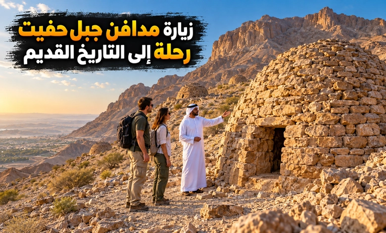 مدافن جبل حفيت حجارة تحفظ أسرار البناء وذاكرة الفناء زيارة مدافن جبل حفيت وقراءة معالمها على أرض الواقع