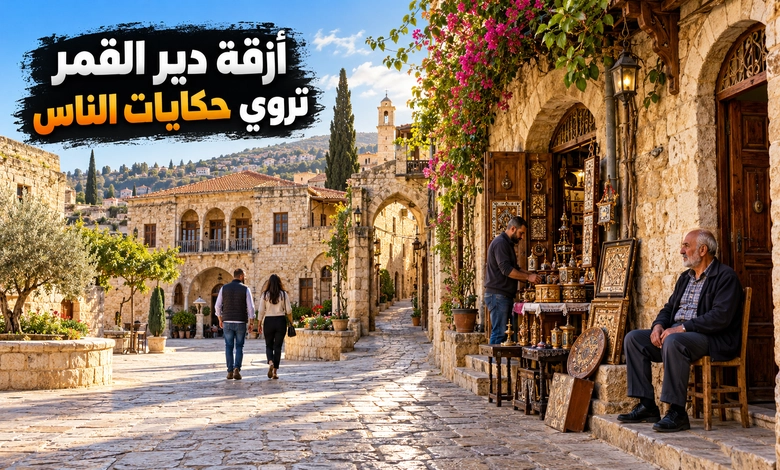 ساحة الميدان وأزقة دير القمر بين الحجر وحياة البشر 
