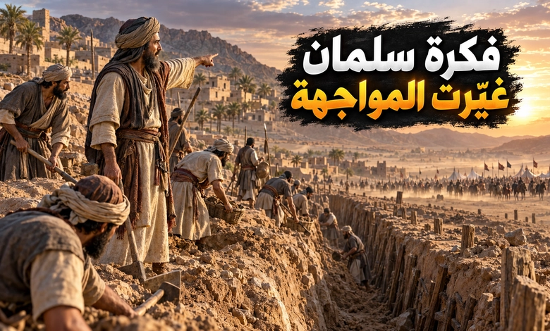 سلمان الفارسي في غزوة الخندق وفكرة غيرت مسار المواجهة
