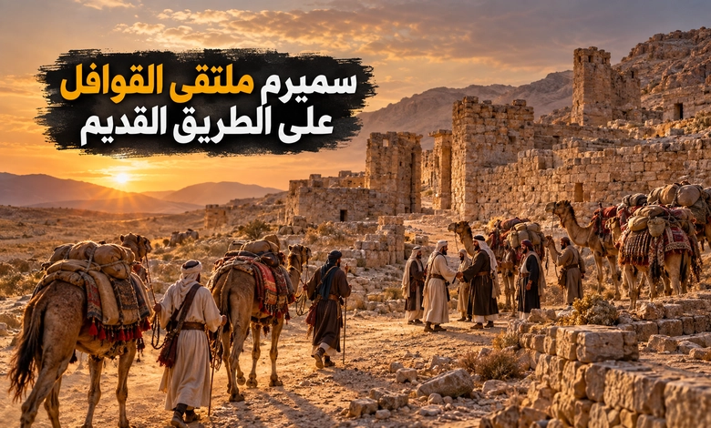 موقع سميرم الأثري على طريق التجارة القديم ملتقى القوافل وذاكرة المكان سميرم ملتقى القوافل على طريق التجارة القديم